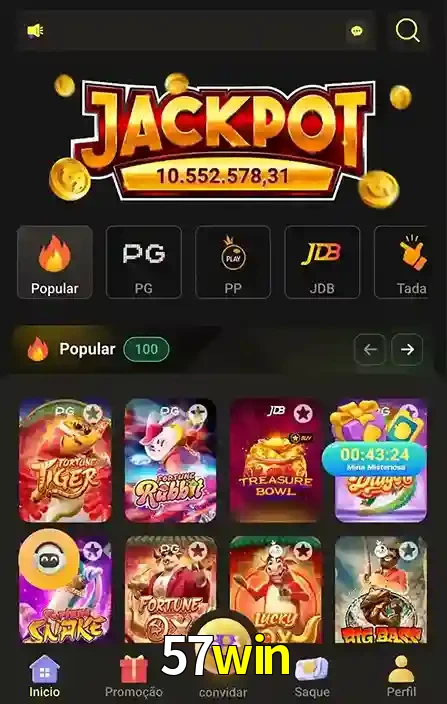 Promoções Especiais no 57win App